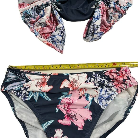 Venus Greyish Blue Floral Tankini‎ - Size 12 - Picture 10 of 10